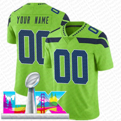 Sam Darnold Jaxon Smith-Njigba Football Jersey Cooper Kupp Jalen Milroe AJ Barne - SitterJersey.com
