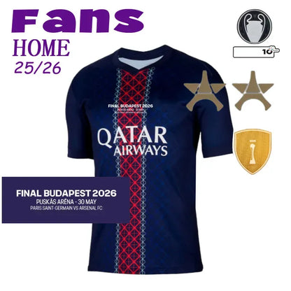 Psges jersey Soccer Jerseys DEMBELE HAKIMI 25 26 27 enfants 2026 football shirts - SitterJersey.com