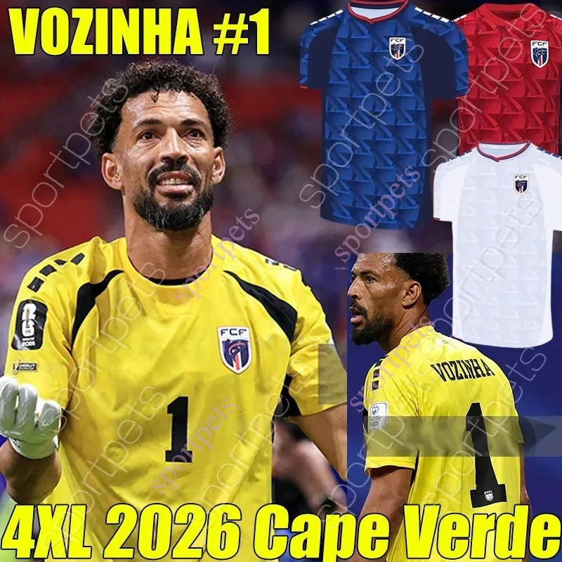 World Cup Cape verde jersey 2026 VOZINHA COSTA MENDES PINA CABRAL DACOSTA home a - SitterJersey.com