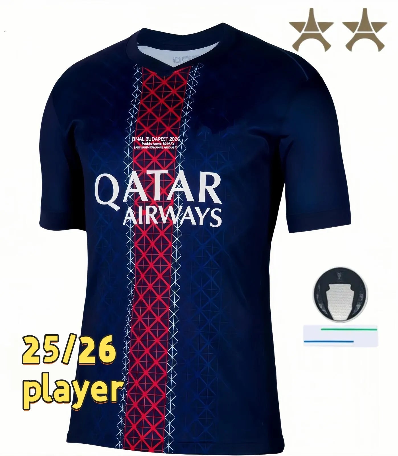 Psge jersey 26 27 DEMBELE HAKIMI BARCOLA NEVES ZAIRE EMERY DONNARUMMA MARQUINHOS - SitterJersey.com