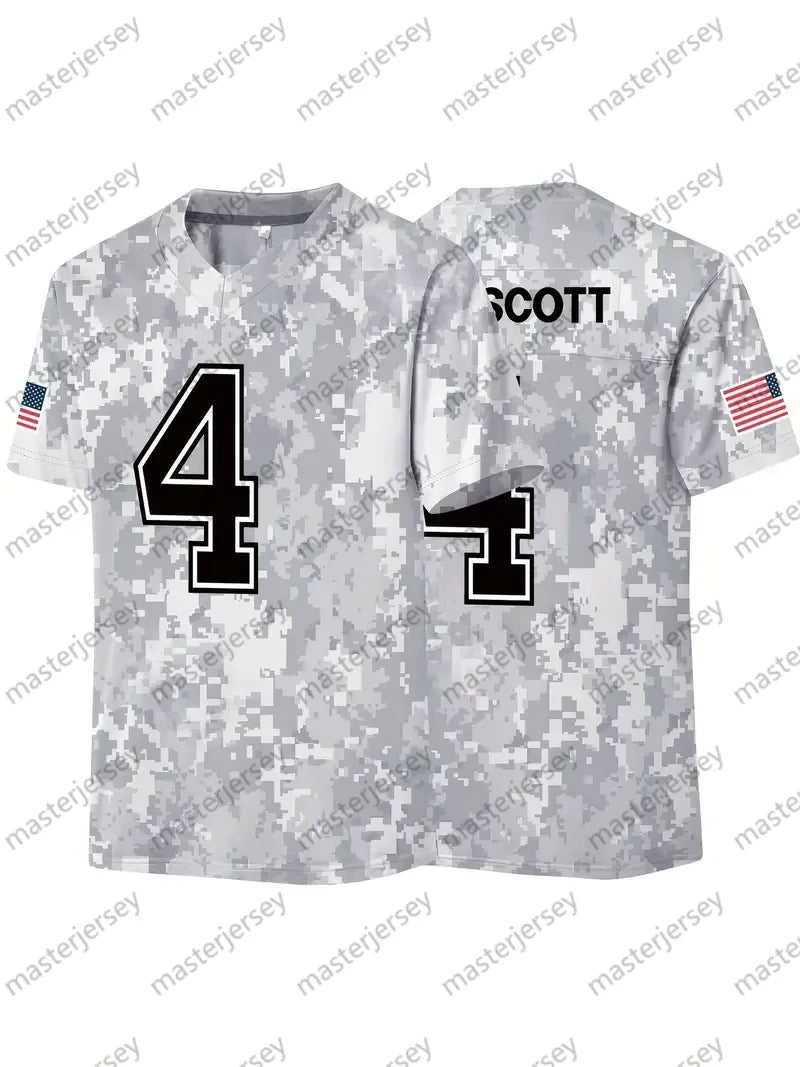 2024 Camo Salute To Service Pullover Football Jersey individuation Custom Any Na - SitterJersey.com