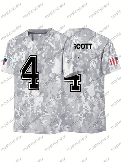 2024 Camo Salute To Service Pullover Football Jersey individuation Custom Any Na - SitterJersey.com