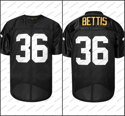 #36 BETTIS Men's Comfy V-Neck Football Jerseys Mesh Embroidery For Training And  - SitterJersey.com