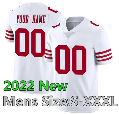 San Franciscocity 49erss Jesrey Mike Evans Christian McCaffrey Brock Purdy Footb - SitterJersey.com