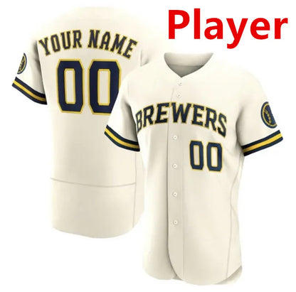 Custom 11 Jackson Chourio Christian 22 Yelich 10 Sal Frelick Jersey Luis Urias C - SitterJersey.com