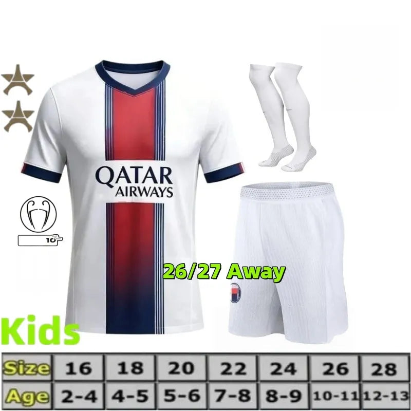 25 26 27psges Jersey O.Dembele D.DOUE KVARATSKHELIA Football Jerseys VITINHA JOA - SitterJersey.com
