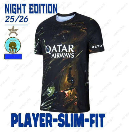 25/26 Season 1:1 Soccer Football Jersey Outdoor Sports Shirt Dembele Doue Kvarat - SitterJersey.com