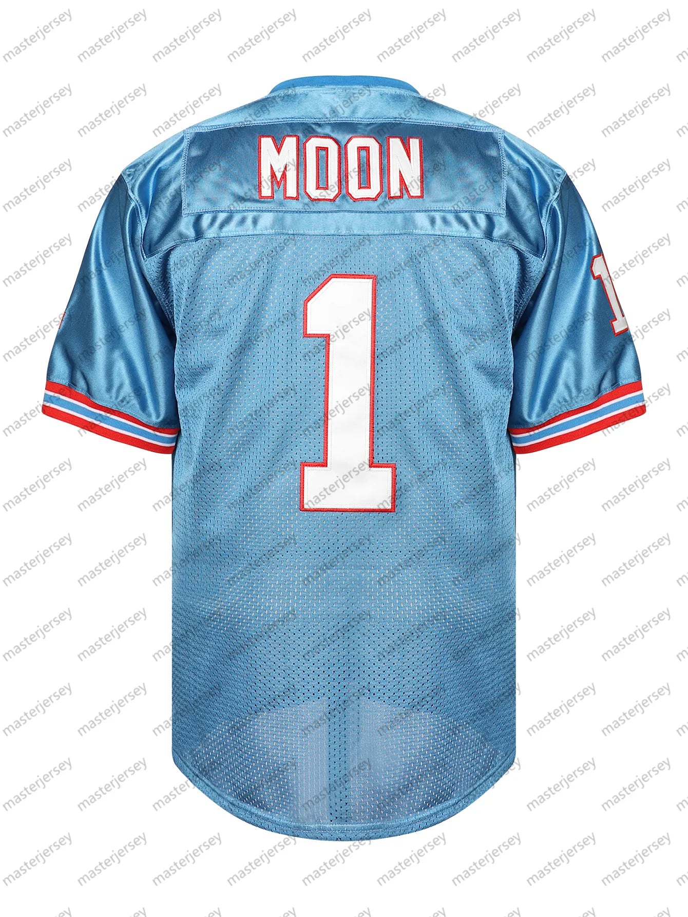 #1 MOON Men's Comfy V-Neck Football Jerseys Mesh Embroidery For Training And Com - SitterJersey.com