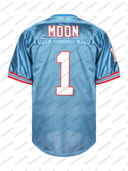 #1 MOON Men's Comfy V-Neck Football Jerseys Mesh Embroidery For Training And Com - SitterJersey.com