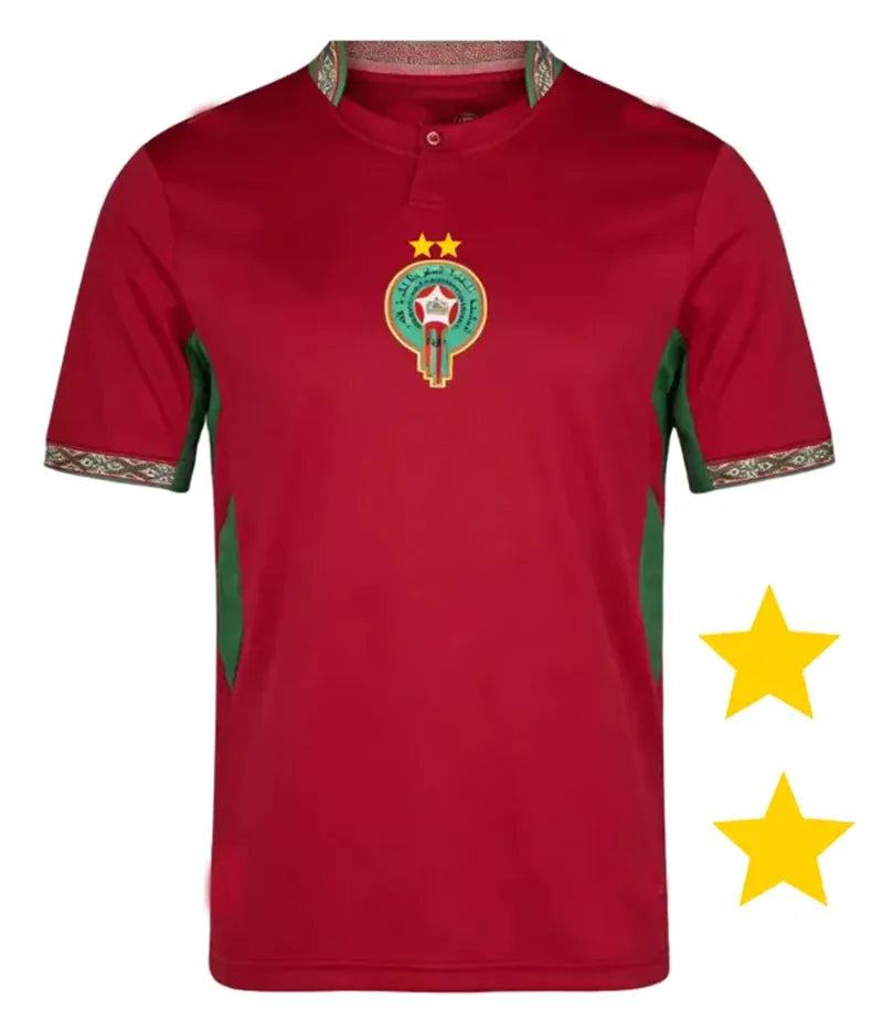 2026 Morocco soccer jerseys 26/27 home Maillot foot ZIYECH BELHANDA Camiseta de  - SitterJersey.com