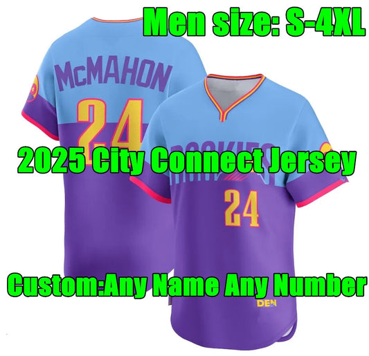S-4XL 2024 Custom Kris Bryant Jersey Wilson Randal Grichuk Connor Joe Charlie Bl - SitterJersey.com