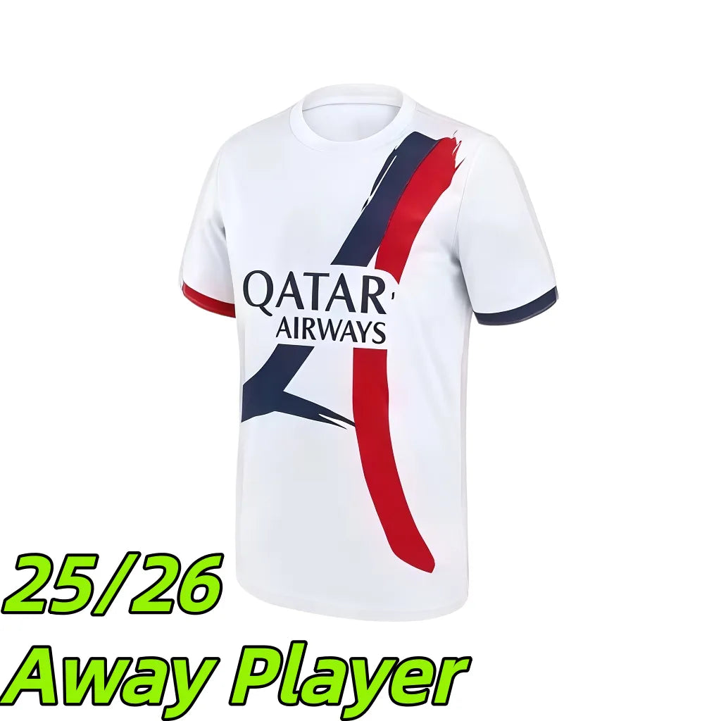 Psges jersey 26 27 maillot psges O.DEMBELE KVARATSKHELIA EMERY RAMOS HAKIMI N.ME - SitterJersey.com