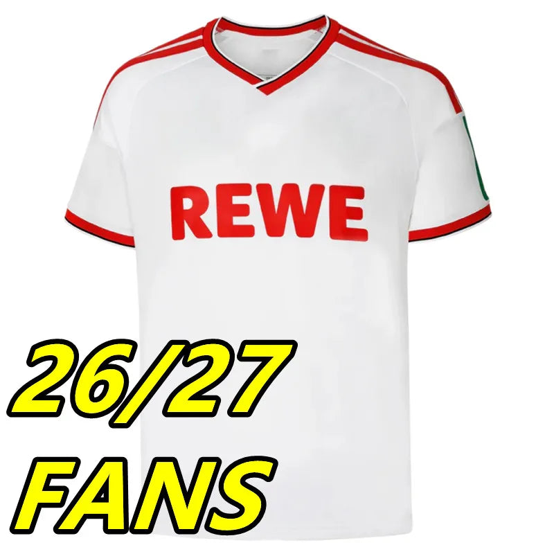 New 2026 2027 FC Koln Soccer Jerseys Koln jersey MARTEL HUBERS WALDSCHMIDT KAINZ - SitterJersey.com