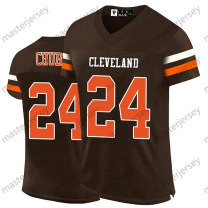 95 Myles Garrett Cities Football Jerseys Nick Chubb Winston Njoku Cedric Tillman - SitterJersey.com