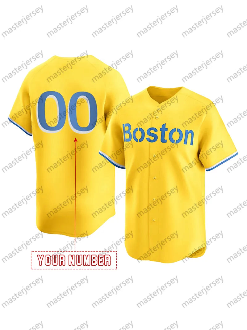 16 DURAN Baseball Jerseys ORTIZ YOSHIDA RAFAEL MASATAKA DEVERS JARREN Custom Men - SitterJersey.com