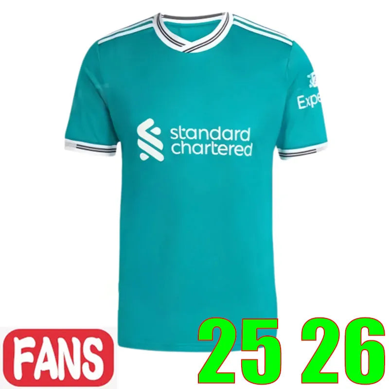 Liveropool Jersey 26 27 SZOBOSZLAI LFC ISAK WIRTZ EKITIKE M.SALAH VIRGIL soccer  - SitterJersey.com