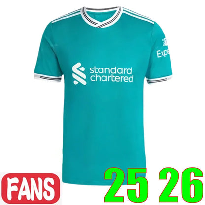 Liveropool Jersey 26 27 SZOBOSZLAI LFC ISAK WIRTZ EKITIKE M.SALAH VIRGIL soccer  - SitterJersey.com