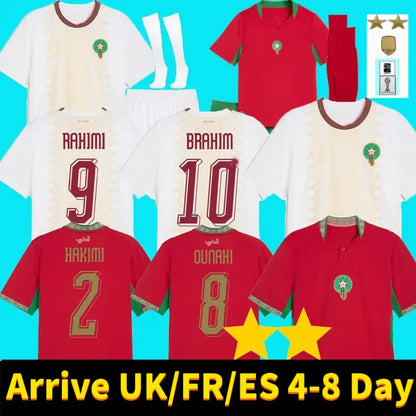 Morocco Jersey World Cup 2026 Maillot Maroc Soccer Jerseys National Team HAKIMI  - SitterJersey.com