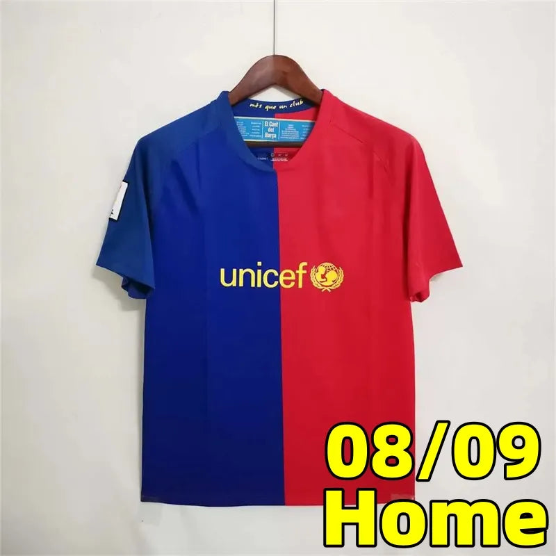 Original Messi Barcelona Jersey Barcelona Vintage Football Jersey 2002 2018 Messi Ronaldinho Rivaldo Iniesta Retro Kit - SitterJersey.com