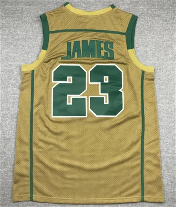 Stitched Basketball Jerseys James Bronny James Jr Cavs High School St Vincent St - SitterJersey.com