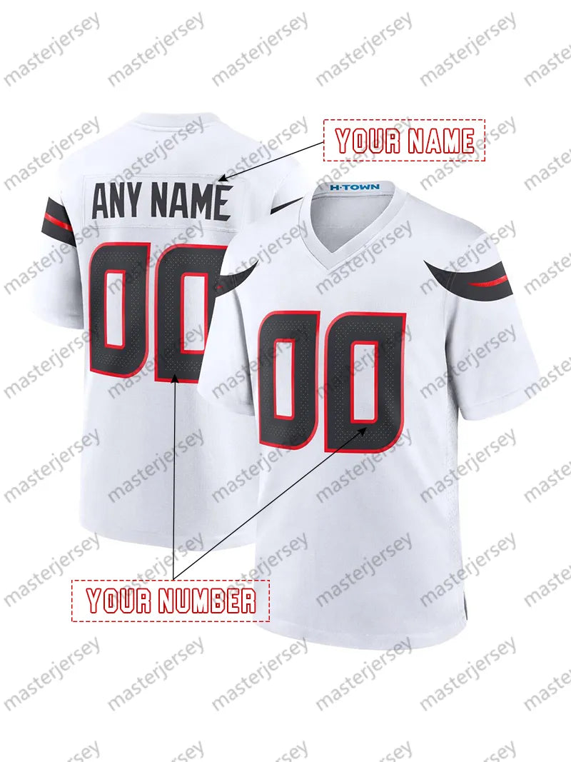 Custom Football Jersey Stroud Collins Anderson Jr. Dell Jerseys Any Name Number  - SitterJersey.com