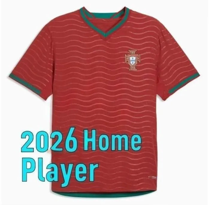 Portugal 2026 World Cup Jersey Portugal Jersey 2026 World Cup Soccer Jerseys Portuguesa Ronaldo JOAO FELIX BERNARDO B. FERNANDES PEPE 26 27 Maillot Portugal Football Shirt Team Men Kids Kit Top - SitterJersey.com