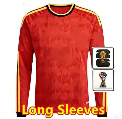 Belgium Jersey 2026 World Cup Soccer Jerseys DE BRUYNE R. LUKAKU E. HAZARD MERTE - SitterJersey.com