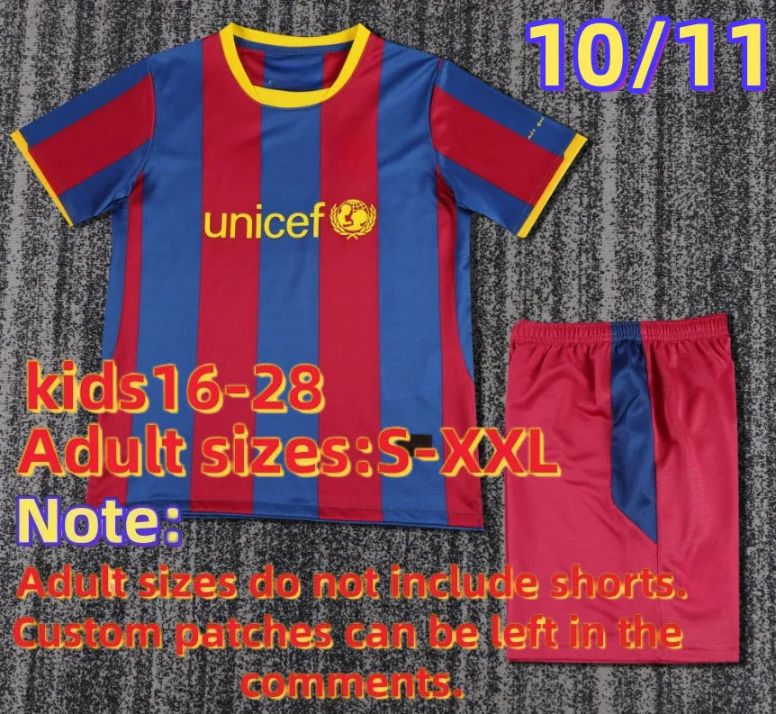 retro Barcelona jersey kids 92 95 98 99 03 04 15 16 17 RONALDINHO RIVALDO maillo - SitterJersey.com