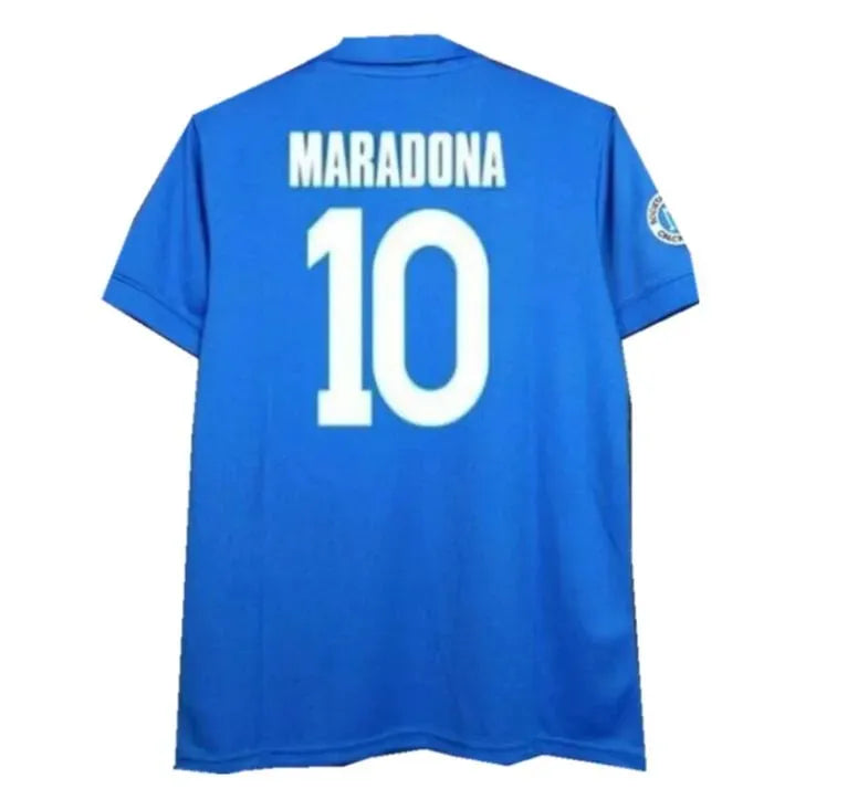1987 1988 Retro Soccer Jerseys 87 88 Coppa Italia SSC Naples Maradona 10 Vintage - SitterJersey.com