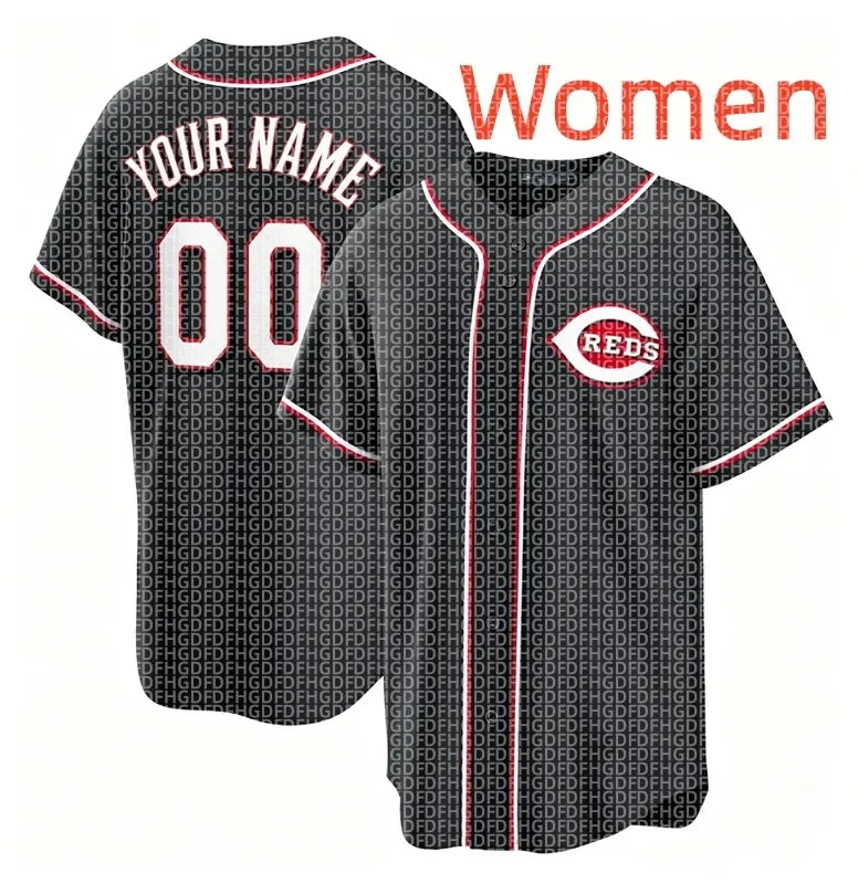 Reds Baseball Jersey Custom Elly De La Cruz Ke'Bryan Hayes Tyler Stephenson Spen - SitterJersey.com