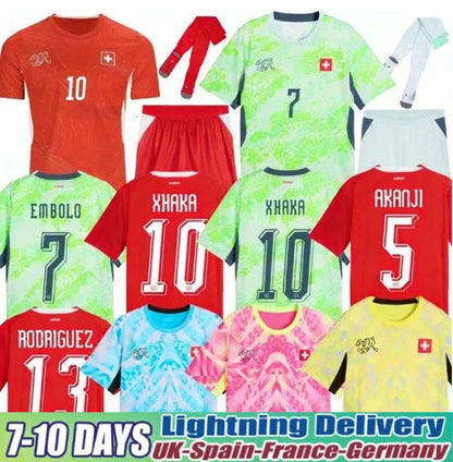 Switzerland Jersey 2026 World Cup National Team Soccer Jerseys 26 27 ELVEDI AKAN - SitterJersey.com