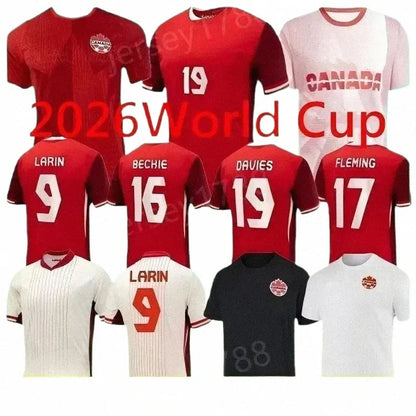 2026 Canada World Cup Soccer Jerseys DAVIES DAVID Larin Saliba Millar AHMED KONE - SitterJersey.com