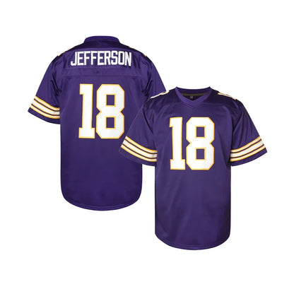 18 Men Comfy V-Neck Football Jerseys Mesh Embroidery For Training And Competitio - SitterJersey.com