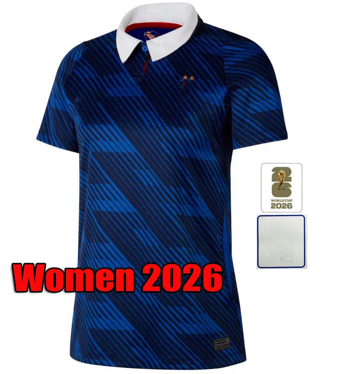 2026 maillot French Soccer Jerseys MBAPPE CHERKI OLISE DOUE Saliba kit Dembele 2 - SitterJersey.com