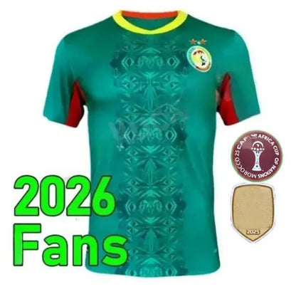 2 Star Senegal Soccer Jerseys 2025 2026 National Team SARR P.M.SARR N.JACKSON DI - SitterJersey.com