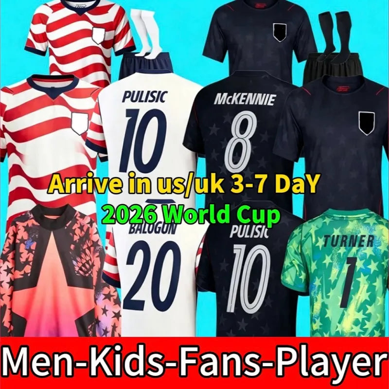 2026 Usa Soccer jersey 2026 World Cup PULISIC BALOGUN Jersey AARONSON WRIGHT ARF - SitterJersey.com