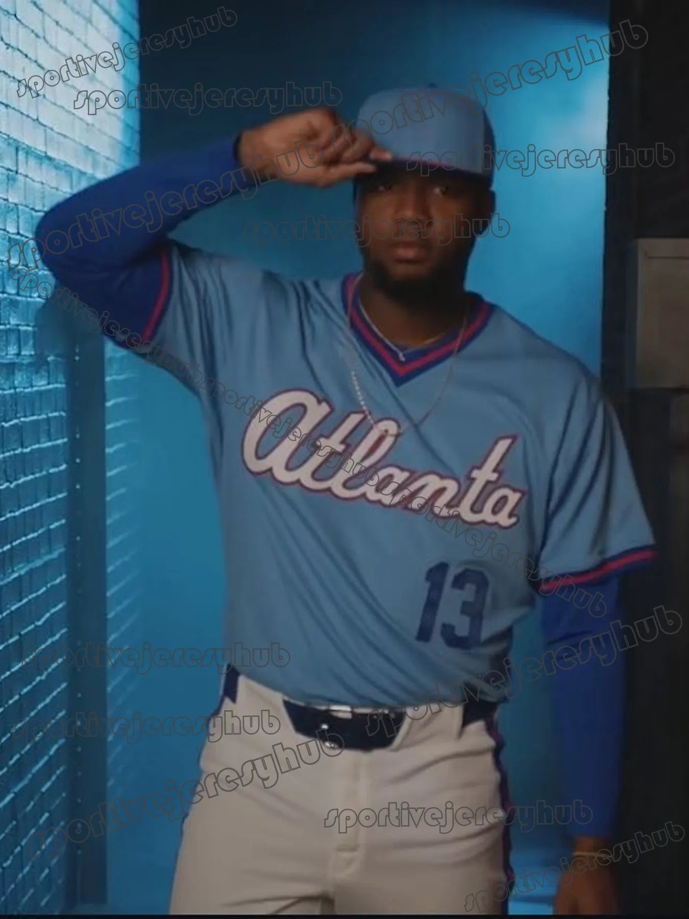 Custom Baseball Jerseys AARON ALBIES ACUNA JR. Men/Women/Youth Jersey Sweatshirt - SitterJersey.com