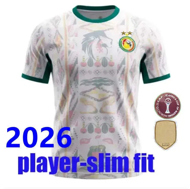 2 Star Senegal Soccer Jerseys 2025 2026 National Team SARR P.M.SARR N.JACKSON DI - SitterJersey.com
