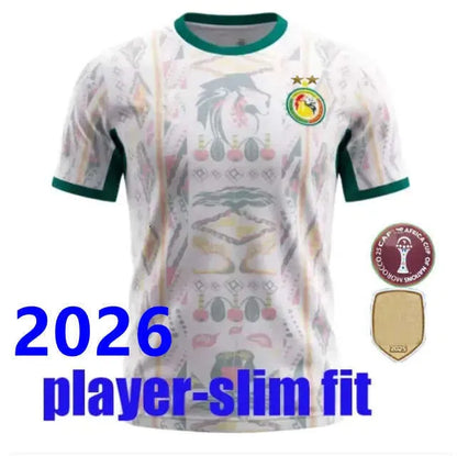 2 Star Senegal Soccer Jerseys 2025 2026 National Team SARR P.M.SARR N.JACKSON DI - SitterJersey.com