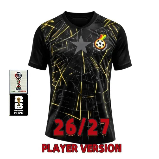 ghana jersey 2026 worldcup J.AYEW A.AYEW KUDUS SEMENYO WILLIAMS soccer jersey PA - SitterJersey.com