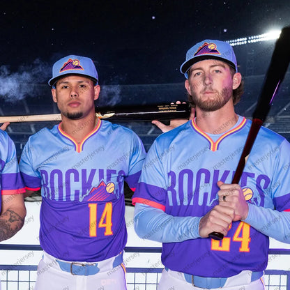 14 Tovar New Stadium Baseball Jerseys Doyle Freeland Goodman Moniak Agnos Belloz - SitterJersey.com