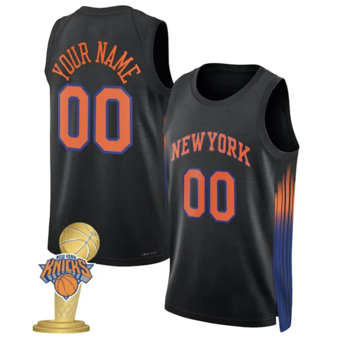 Custom Jalen Brunson Karl Anthony Towns Basketball Jerseys Josh Hart Mikal Bridg - SitterJersey.com