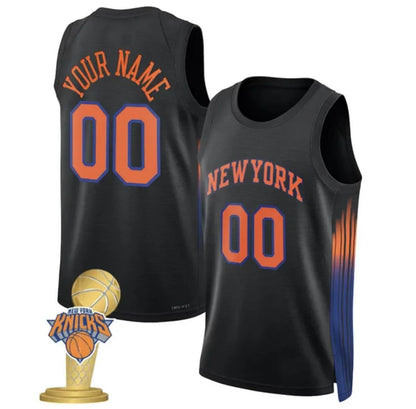 Custom Jalen Brunson Karl Anthony Towns Basketball Jerseys Josh Hart Mikal Bridg - SitterJersey.com
