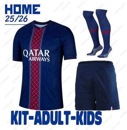 25/26 Season 1:1 Soccer Football Jersey Outdoor Sports Shirt Dembele Doue Kvarat - SitterJersey.com