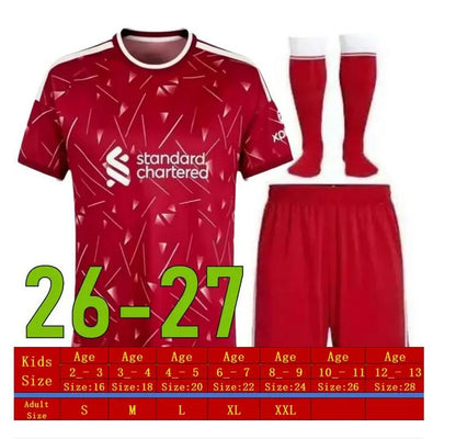 LFC 25 26 27 Liveropool Jersey ISAK WIRTZ EKITIKE M.SALAH VIRGIL Liveropool socc - SitterJersey.com