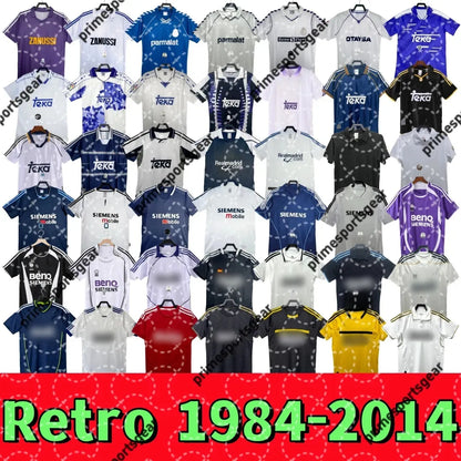 camiseta realmadrid Retro Soccer Jerseys Finals Football Shirt GUTI BENZEMA SEED - SitterJersey.com