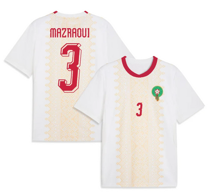 Morocco Away Jersey Achraf Hakimi NO 2 Shirt World Cup 2026 Moroccans National T - SitterJersey.com