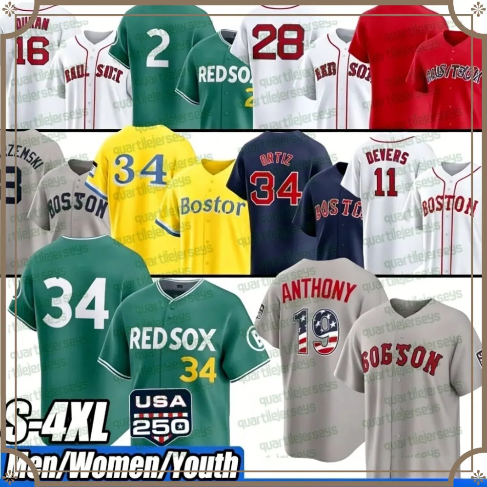 Triston Casas Rafael Devers red sox jersey Garrett Crochet Alex Bregman Trevor S - SitterJersey.com
