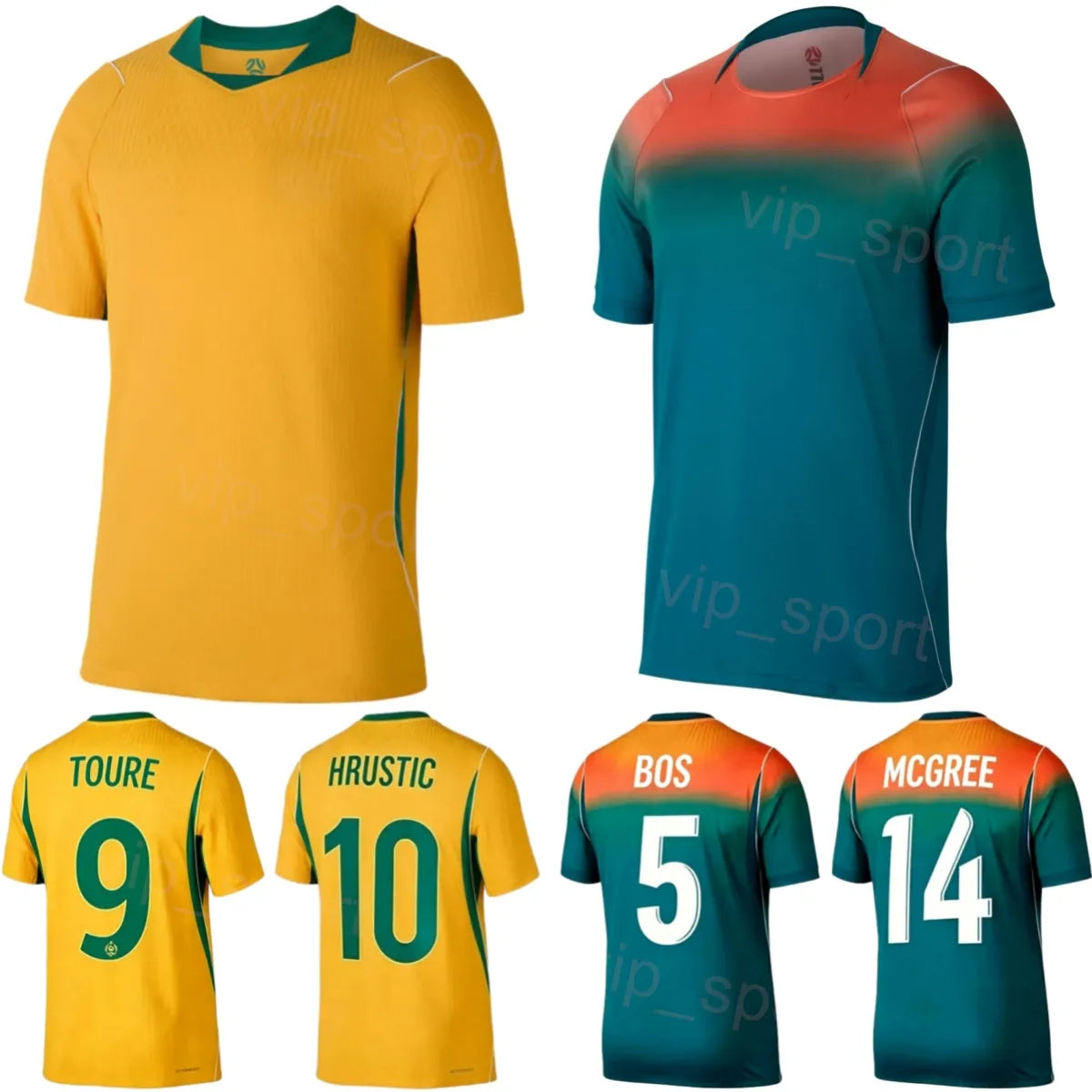 2026 Australia World Cup Soccer Jerseys national team 26 27 KENNEDY CATLEY HRUST - SitterJersey.com