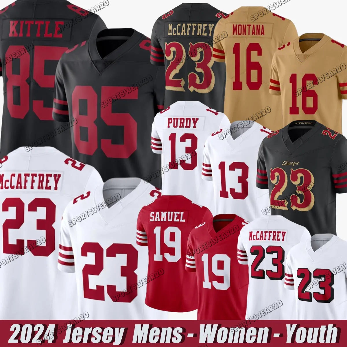 #13 PURDY Comfy V-Neck Football Jerseys Men Mesh Embroidery for Training and Com - SitterJersey.com